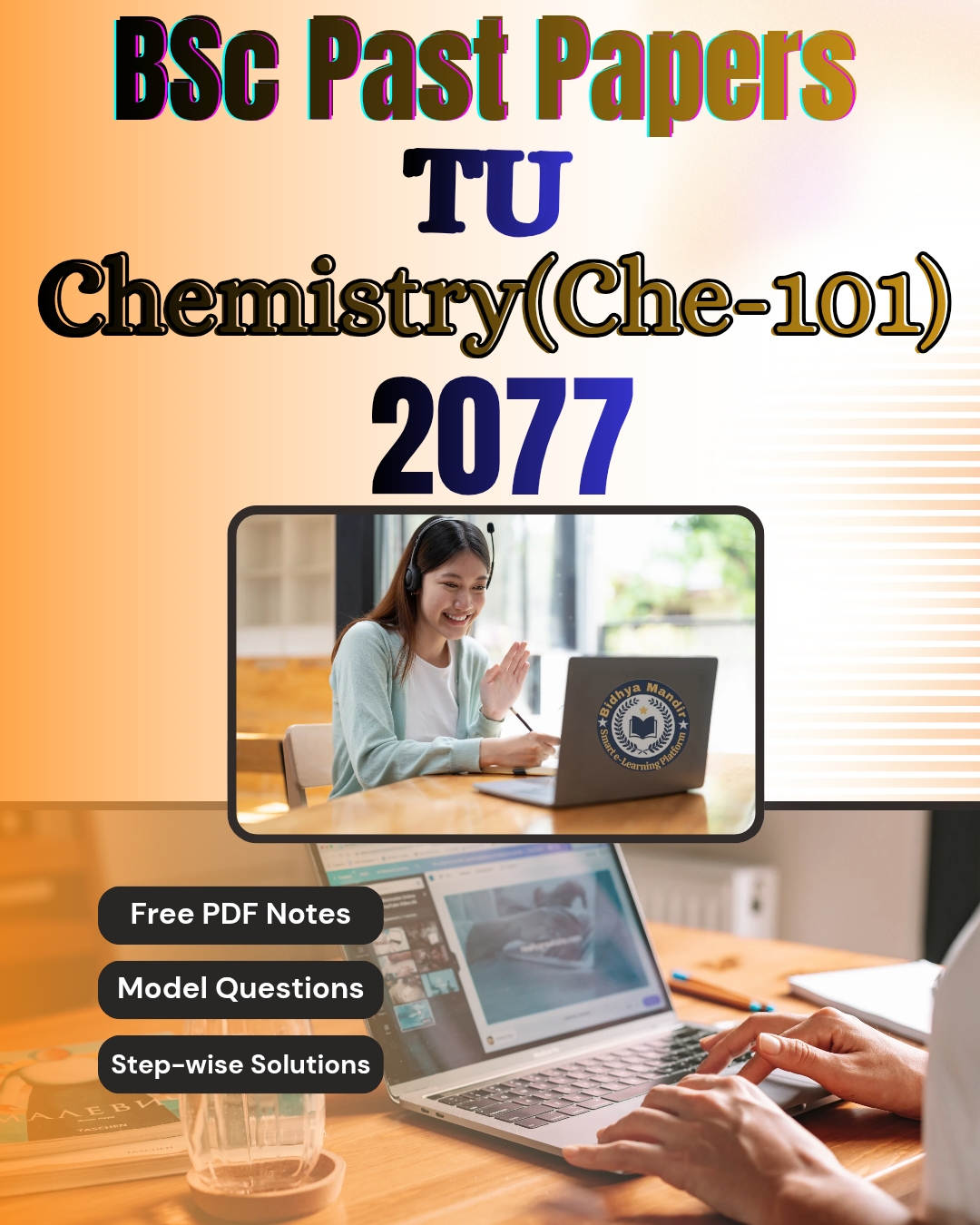 BSc 1st year Chemistry [Chem.101] Past Papers 2077 || TU